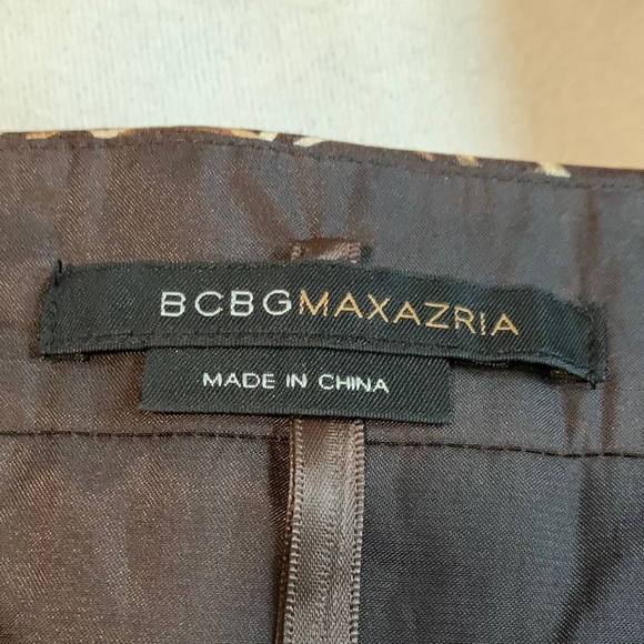 BCBGMaxAzria Brown Silk Dress - Picture 13 of 14